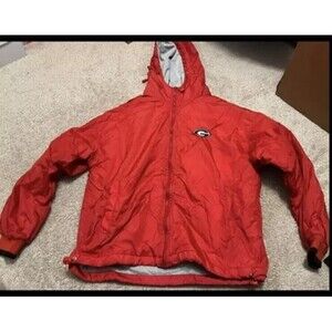 Vintage 90s Georgia Bulldogs UGA Sideline Winter Jacket Mens Size Small